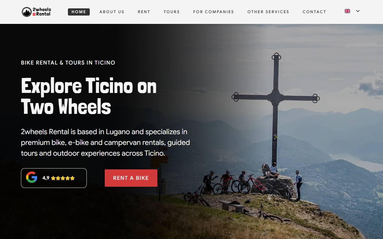 2wheels Rental Ebike rental Ticino