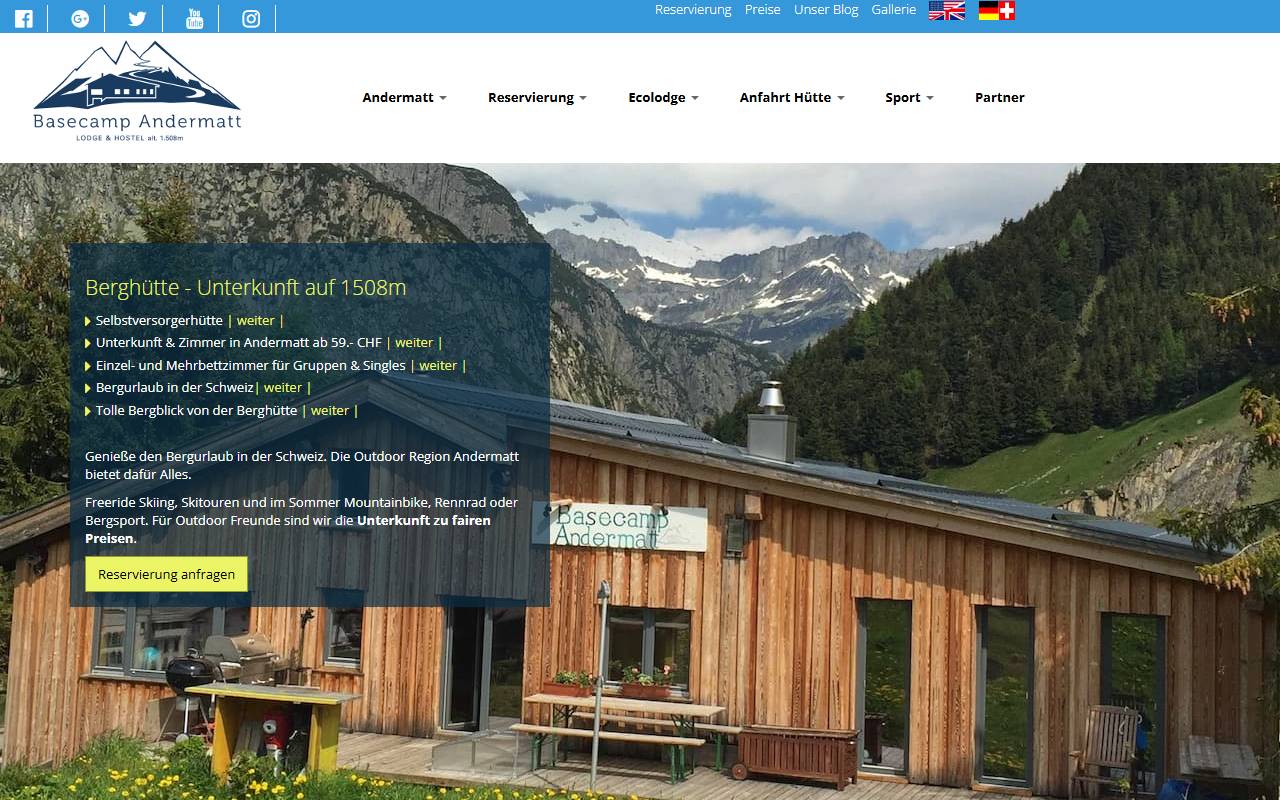 Lodge and Hostel Basecamp Andermatt