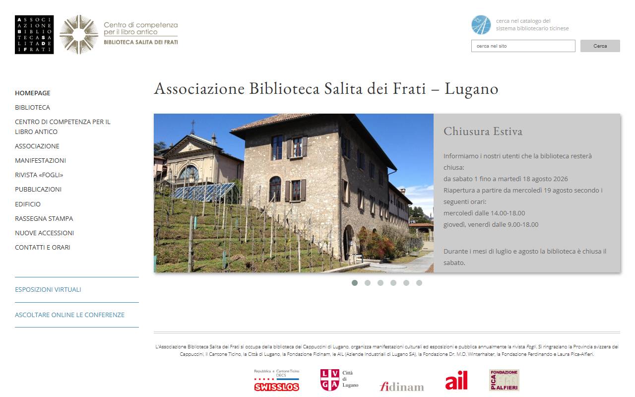 Biblioteca Salita dei Frati di Lugano