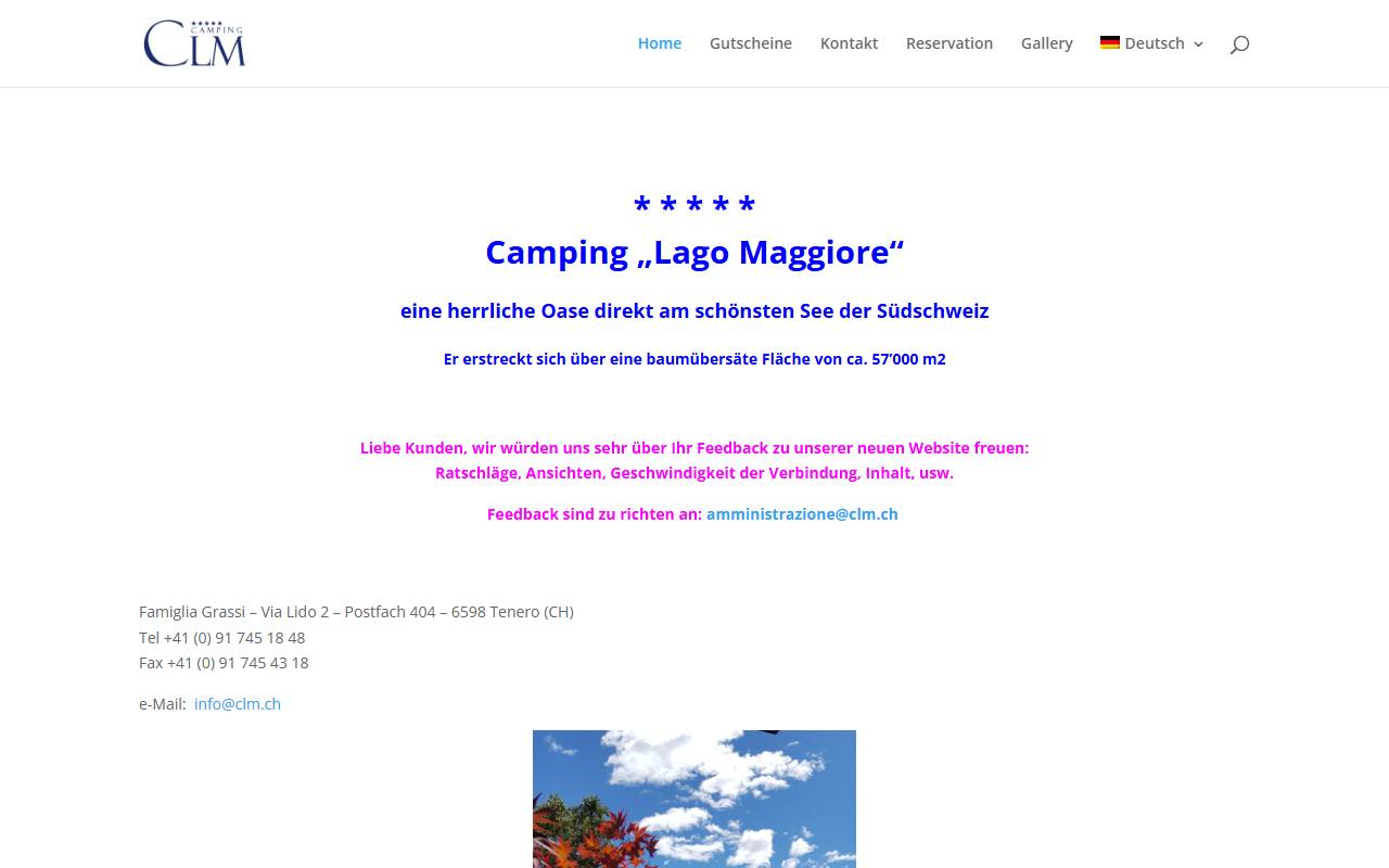 CLM - Camping Lago Maggiore