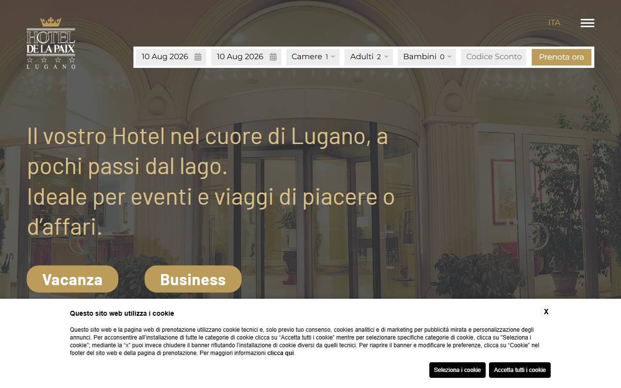 Hotel De La Paix Lugano