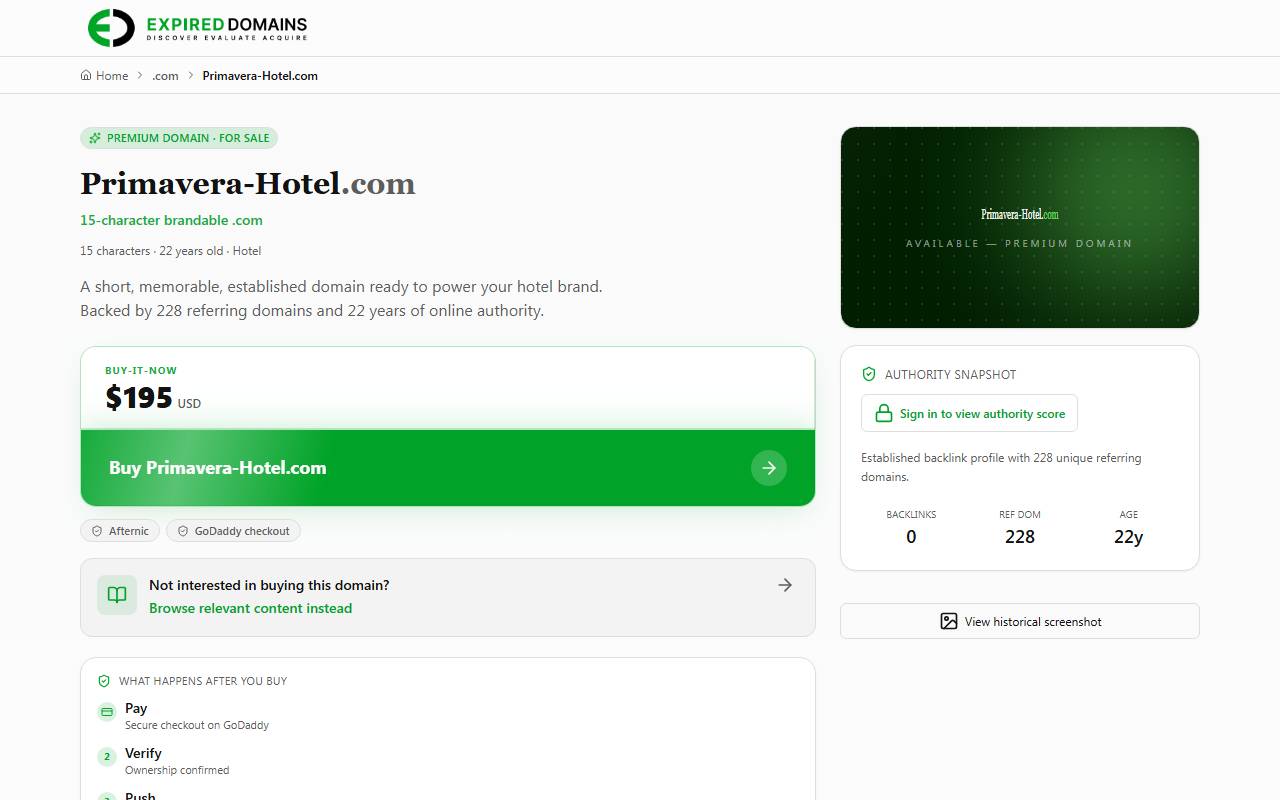 Hotel Primavera