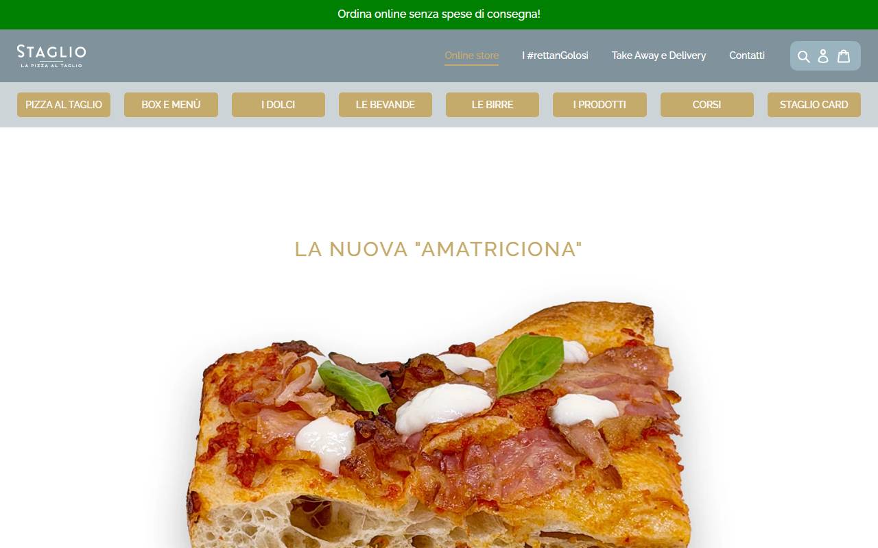Staglio - La pizza al taglio