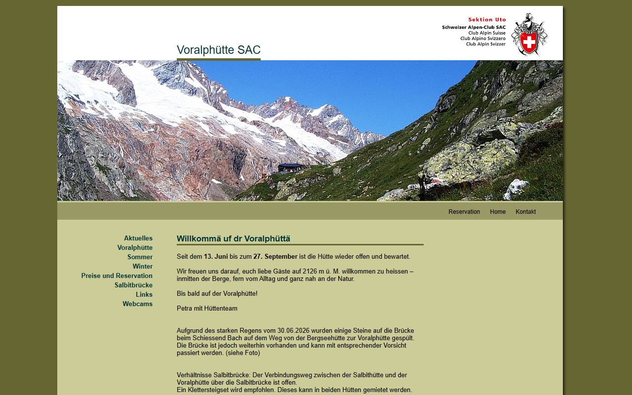 Voralphütte SAC
