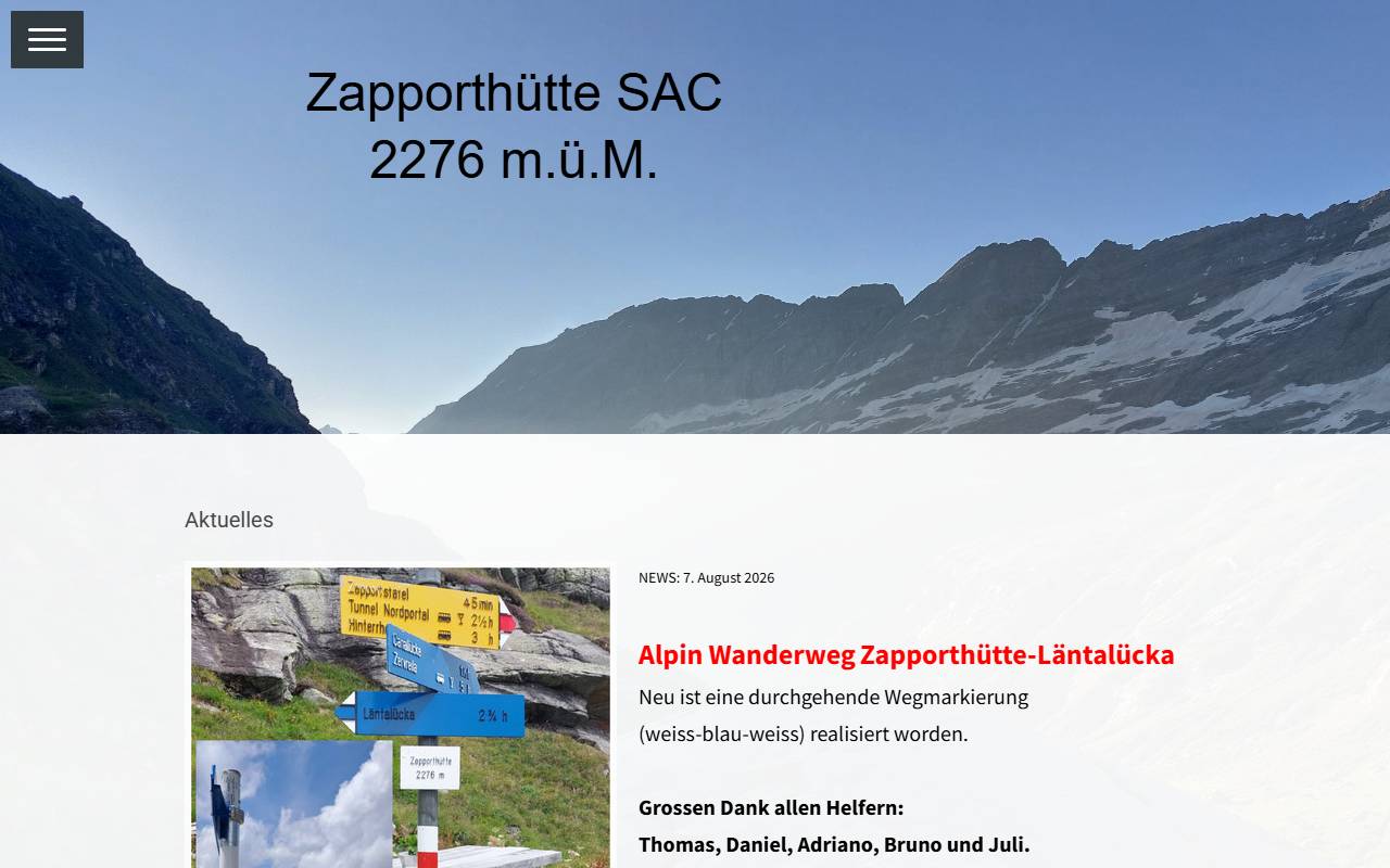 Zapporthütte SAC